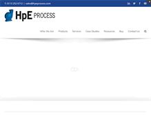 Tablet Screenshot of hpeprocess.com